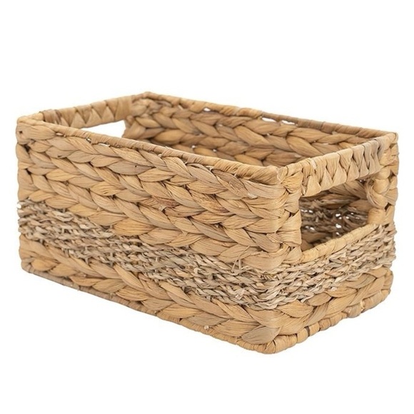 Woven Rectangular Storage Basket - Picture 1 of 16